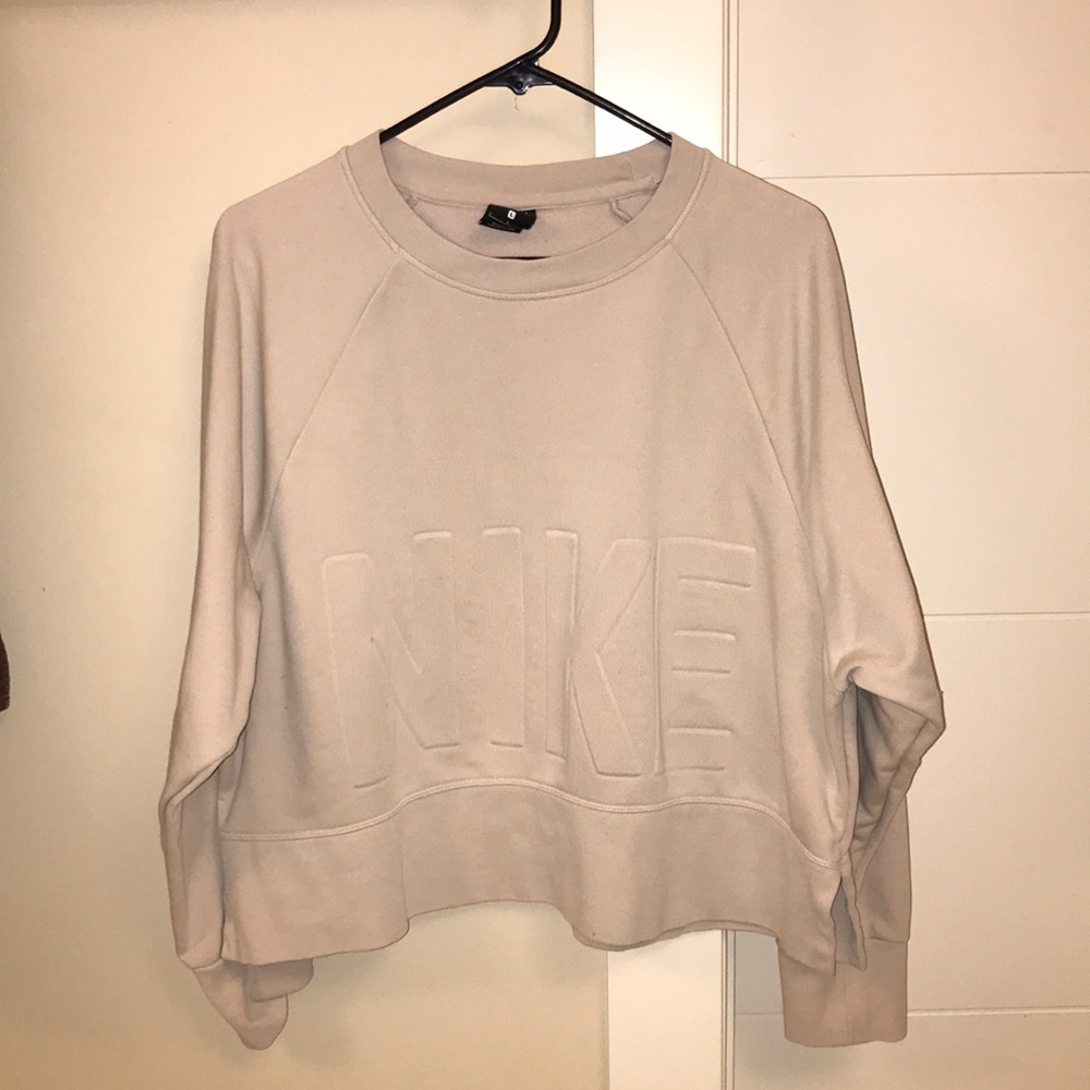 Nike cropped sweater